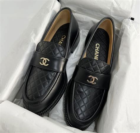 chanel chain loafers|chanel loafers for women.